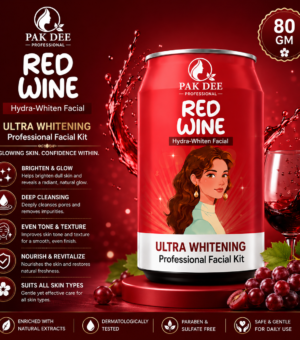 Red Wine Facial Kit | Ultra Whitening | 80g