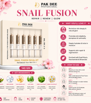 Snail Fusion Facial Kit | Glass Skin Glow | 140g
