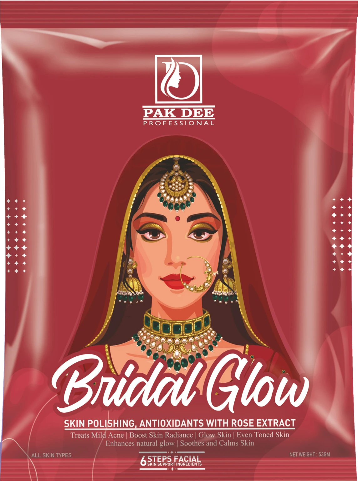 Bridal Glow Facial Powder | Instant Glow | 53g