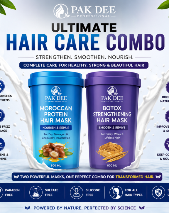 Ultimate Hair Care Combo | Moroccan & Botox Hair Masks | 800ml Each