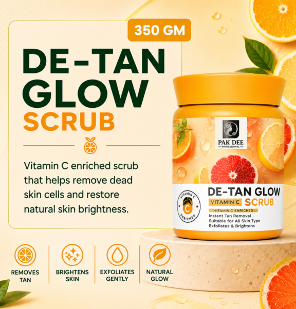 De-Tan Glow Scrub | Tan Removal | 350g