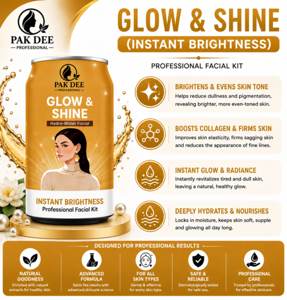 Glow & Shine Facial Kit | Instant Brightness | 80g