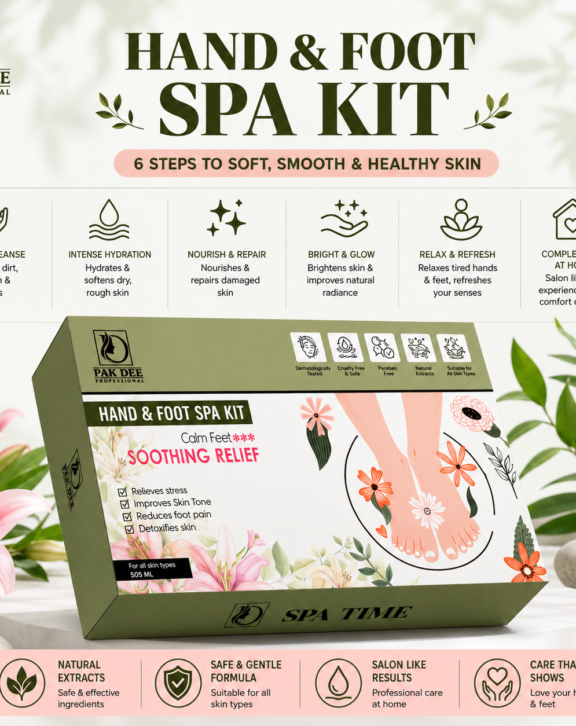 Hand & Foot Spa Kit | 6-Step Care for Soft & Smooth Skin | 505ml