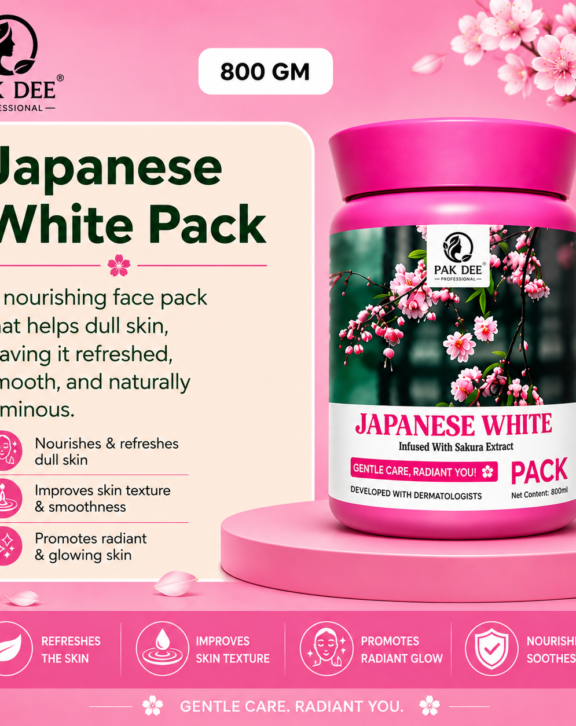 Japanese White Face Pack | Skin Radiance | 800g
