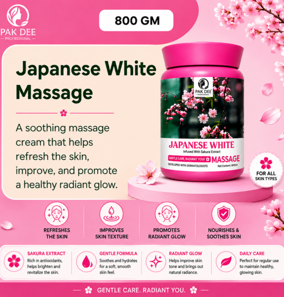 Japanese White Massage Cream | Skin Radiance | 800g