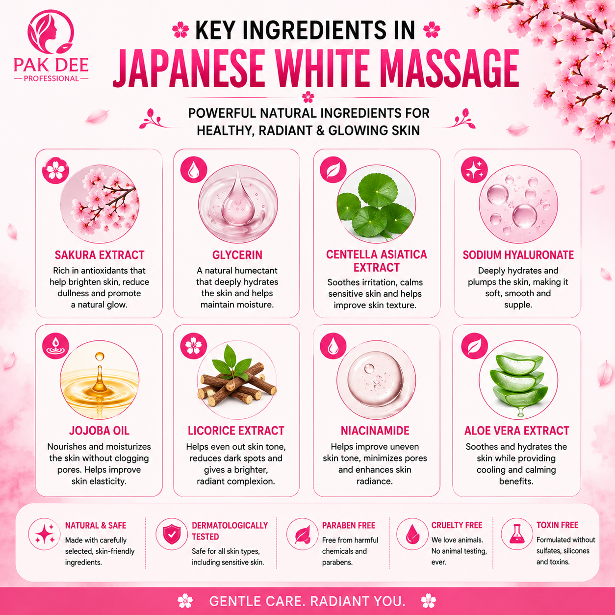 Japanese White Massage Cream | Skin Radiance | 800g - Image 5