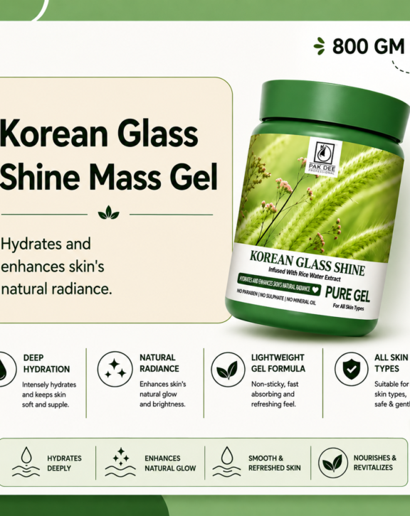 Korean Glass Shine Massage Gel | Glass Skin Glow | 800g