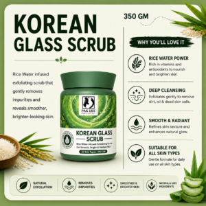 Korean Glass Scrub | Gentle Exfoliation | 350g