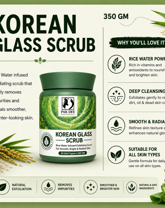 Korean Glass Scrub | Gentle Exfoliation | 350g