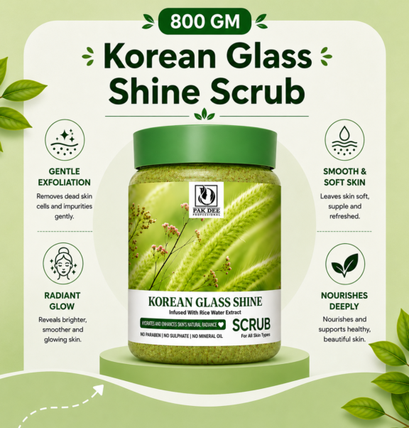Korean Glass Shine Scrub | Gentle Exfoliation | 800g