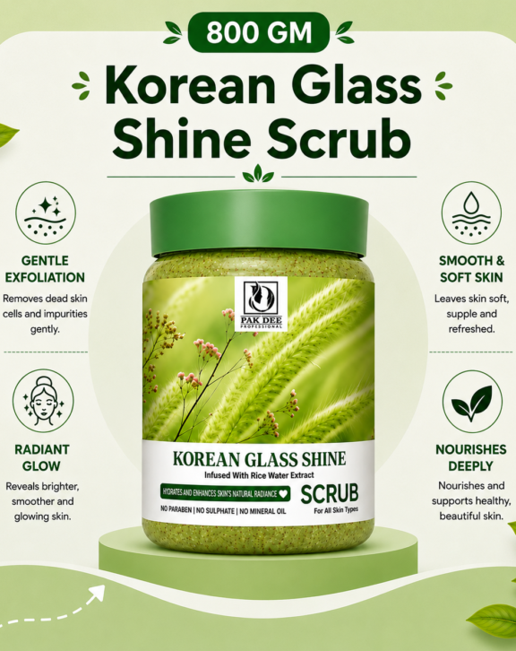 Korean Glass Shine Scrub | Gentle Exfoliation | 800g