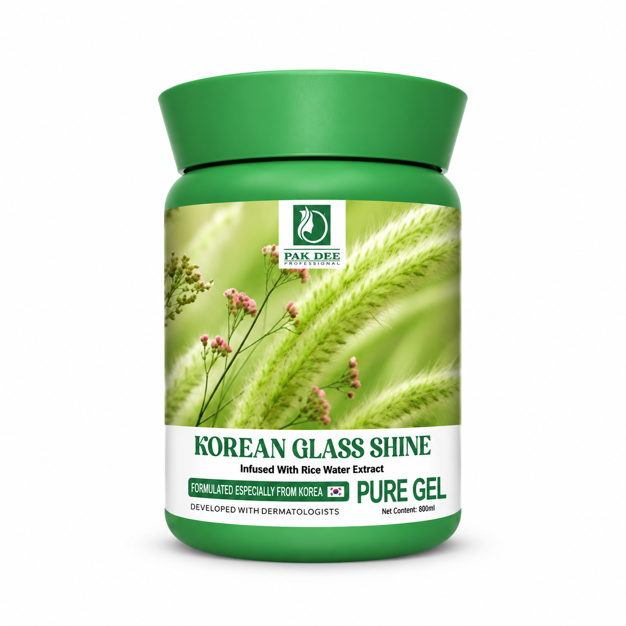 Korean Glass Shine Pure Gel | Rice Water Extract | 800ml