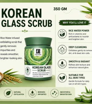 Korean Glass Scrub | Gentle Exfoliation | 350g