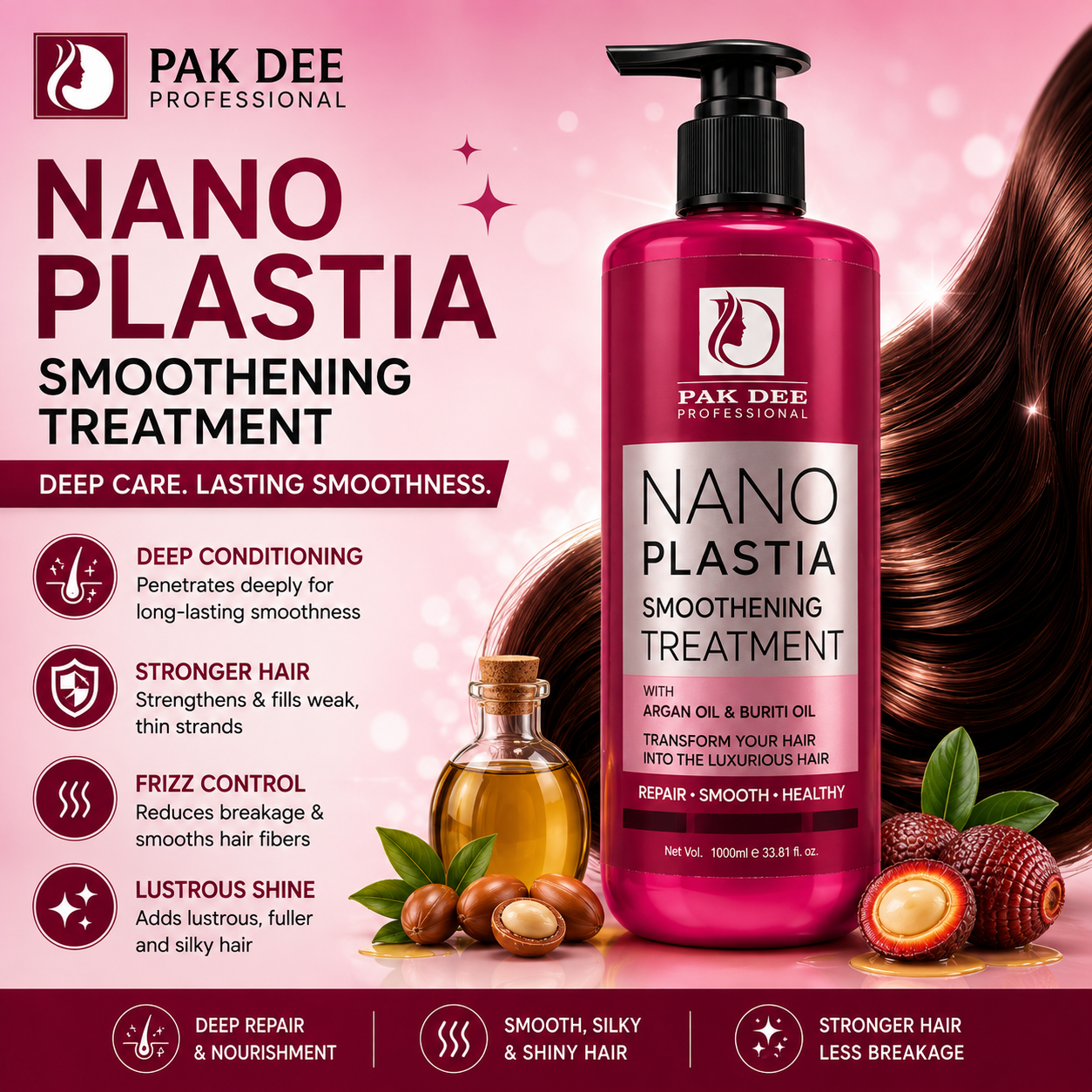 Nano Plastia Treatment | Smooth & Strong Hair | 1000ml