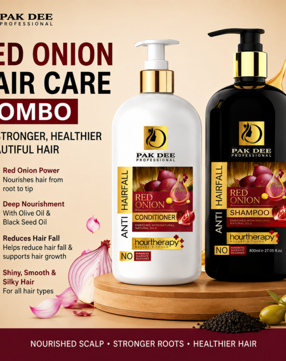 Red Onion Hair Care Combo | Nourish & Strengthen Hair | 300ml