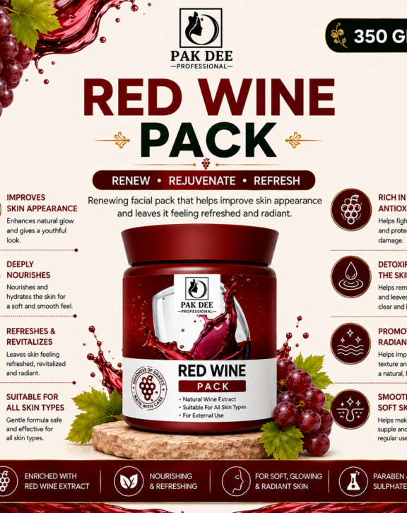 Red Wine Face Pack | Skin Rejuvenation | 350g