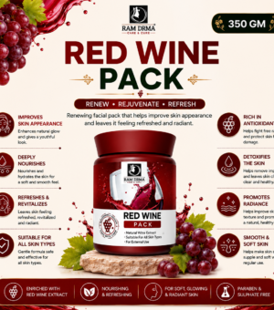 Red Wine Face Pack | Skin Rejuvenation | 350g
