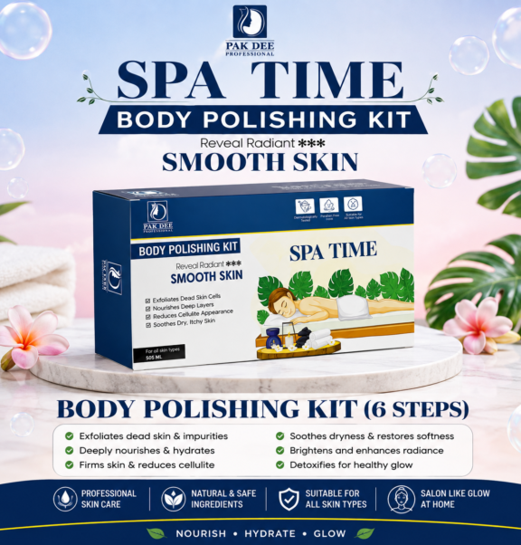 Body Polishing Kit | 6-Step Exfoliation & Hydration | 505ml