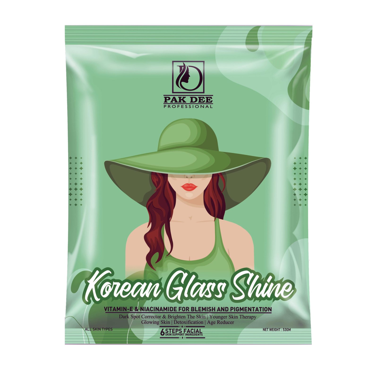 Korean Glass Shine Facial Powder | Glass Skin Glow | 53g