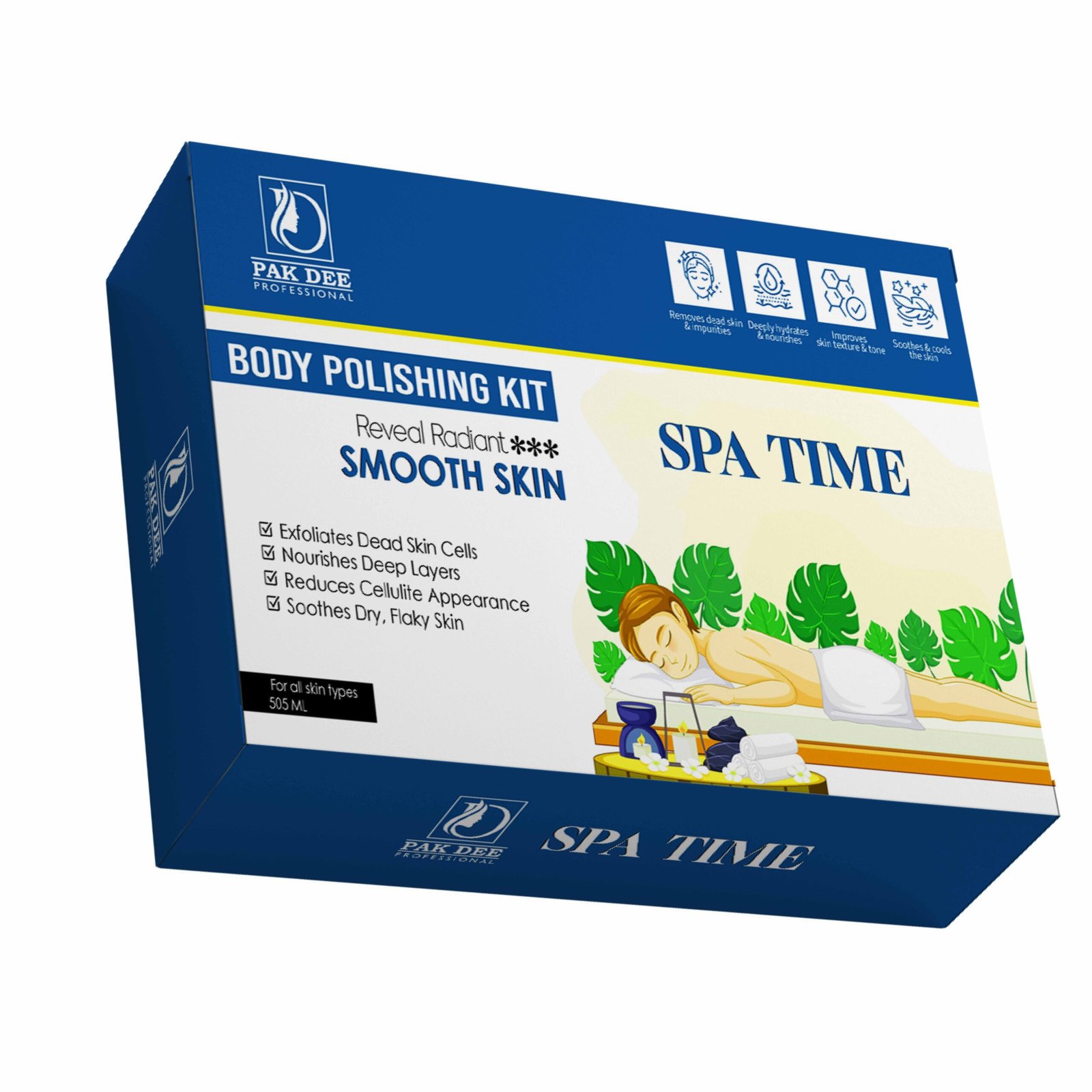 Body Polishing Kit | 6-Step Exfoliation & Hydration | 505ml