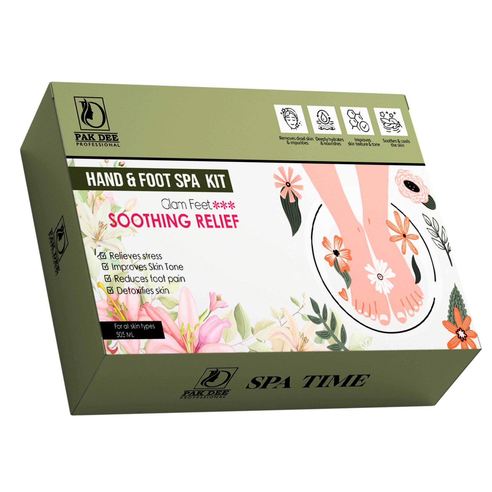 Hand & Foot Spa Kit | 6-Step Care for Soft & Smooth Skin | 505ml
