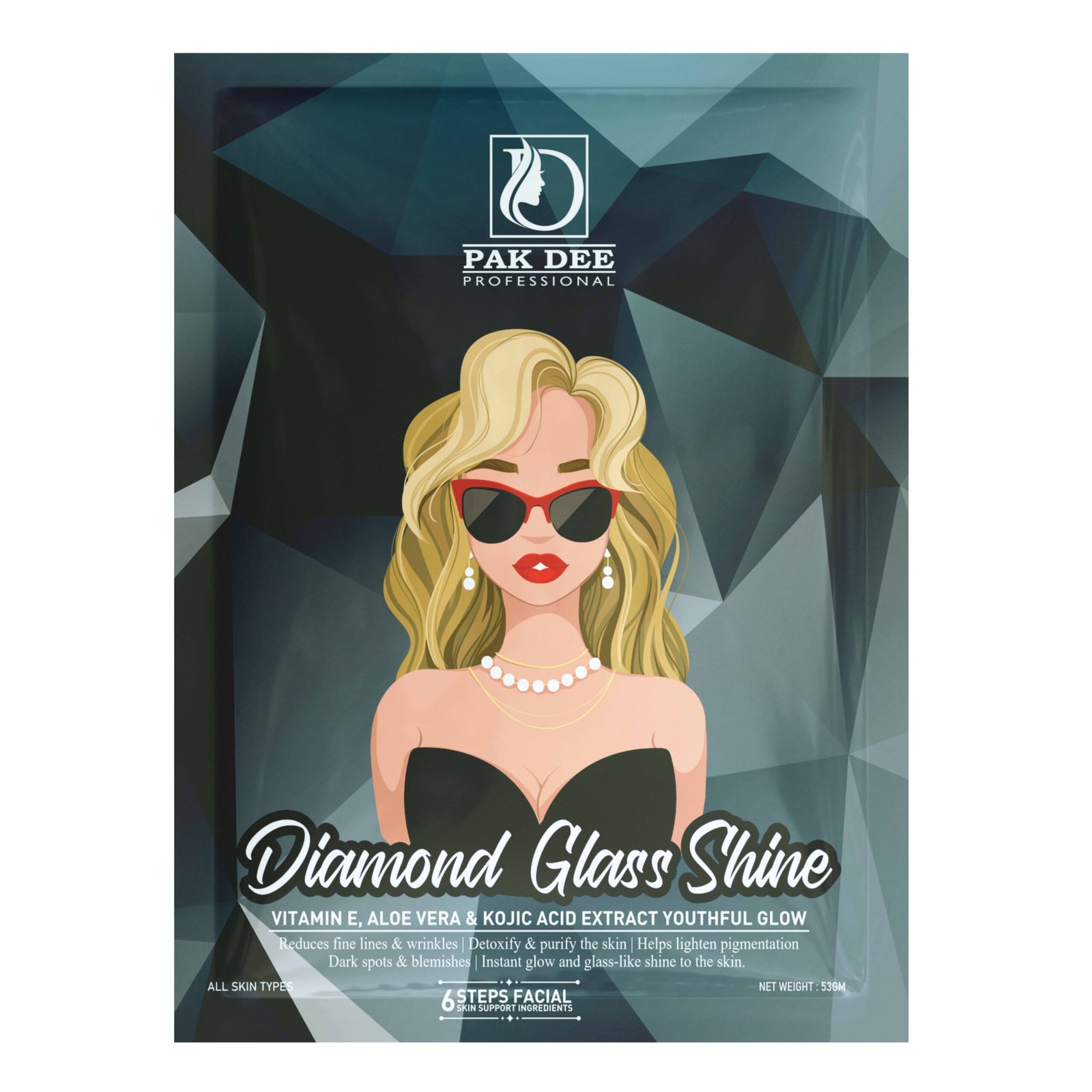 Diamond Glass Shine Facial Powder | Glass Glow | 53g