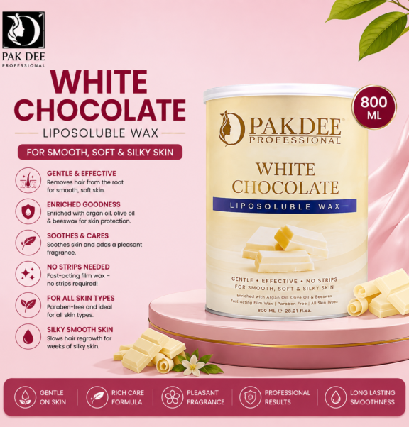 White Chocolate Wax | Gentle Hair Removal & Smooth Skin | 800ml