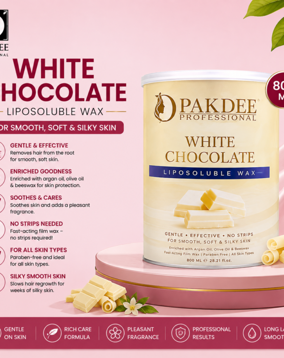 White Chocolate Wax | Gentle Hair Removal & Smooth Skin | 800ml