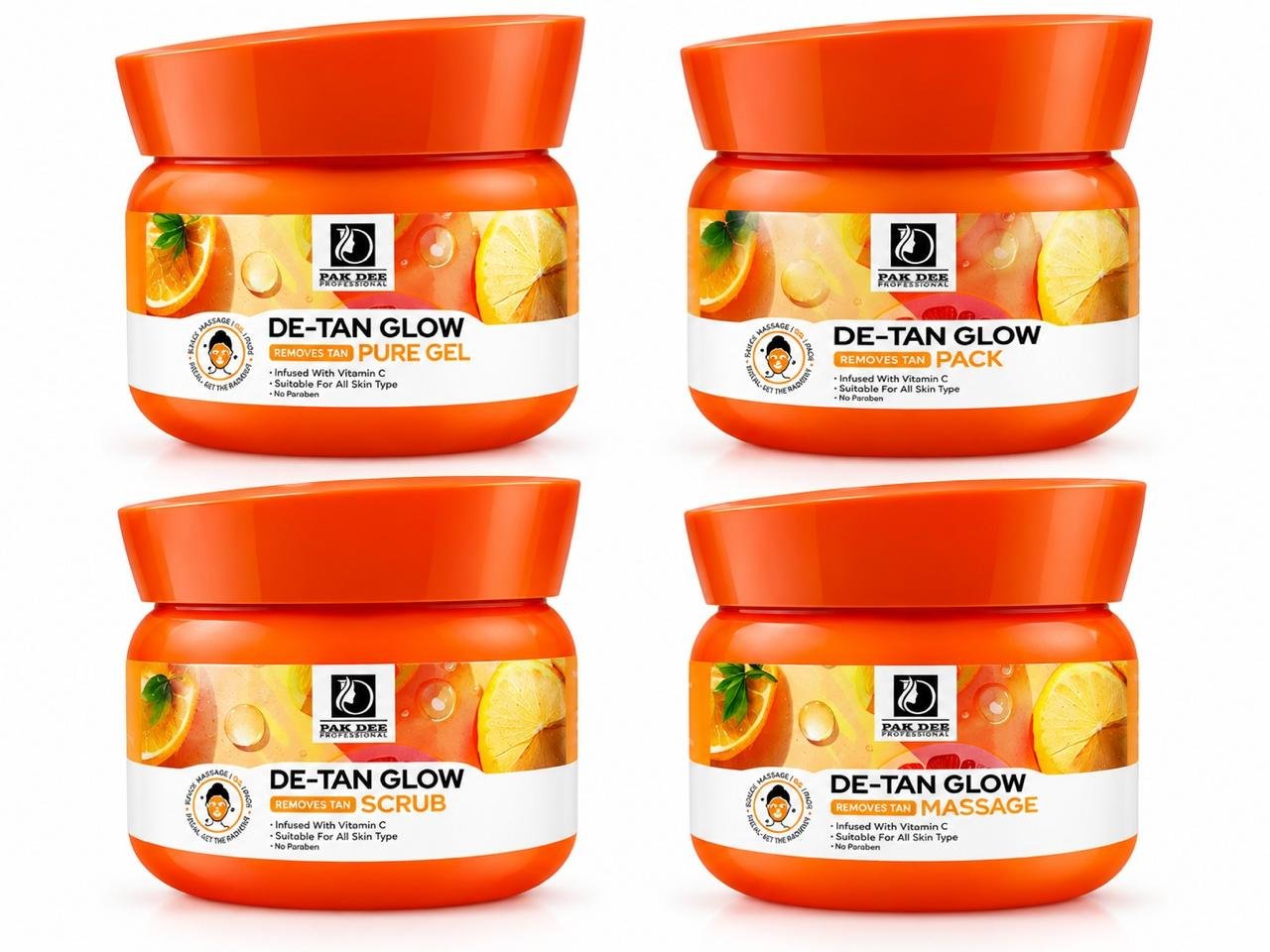 De-Tan Glow Facial Kit | Vitamin C Tan Care | 350ml