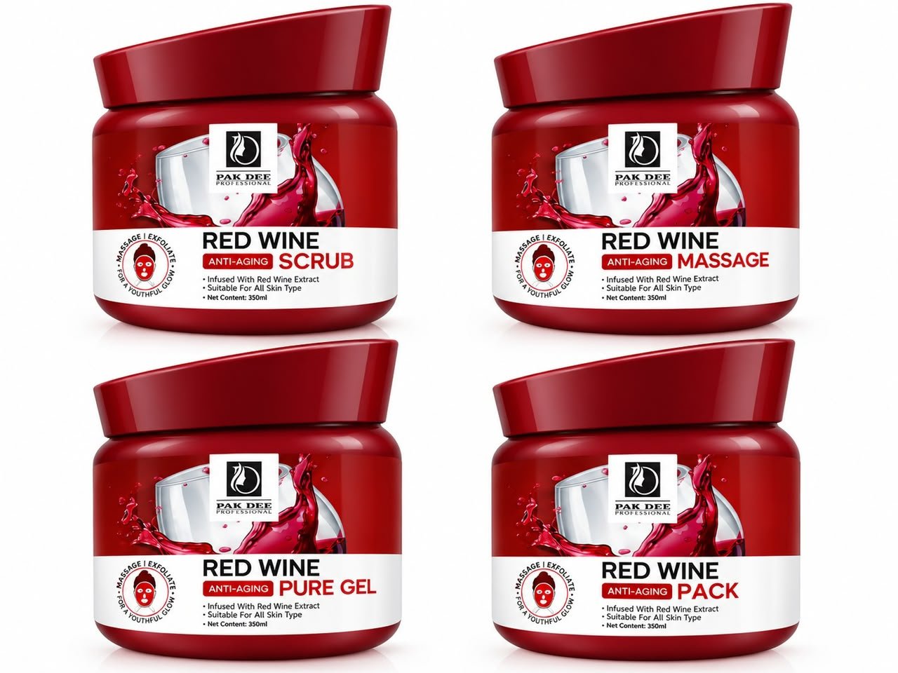 Refresh and revive your skin with the Pak Dee Professional De-Tan Glow Range, enriched with Vitamin C. This complete facial care range includes Scrub, Massage, Pure Gel and Pack, specially designed for a refreshing de-tan skincare routine. Suitable for all skin types.